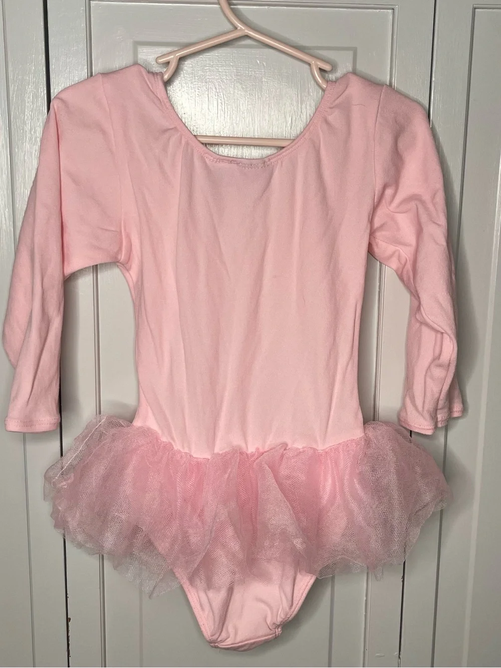 Jacques Moret Light Pink Ballet Tutu Leotard with Rose Embellishments